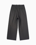 001 Wide Dress Pants - Black - MEG.S