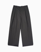 001 Wide Dress Pants - Black - MEG.S