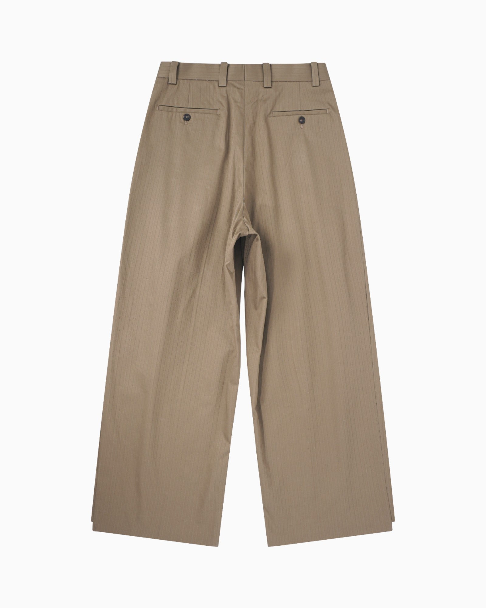 001 Wide Dress Pants - Taupe - MEG.S
