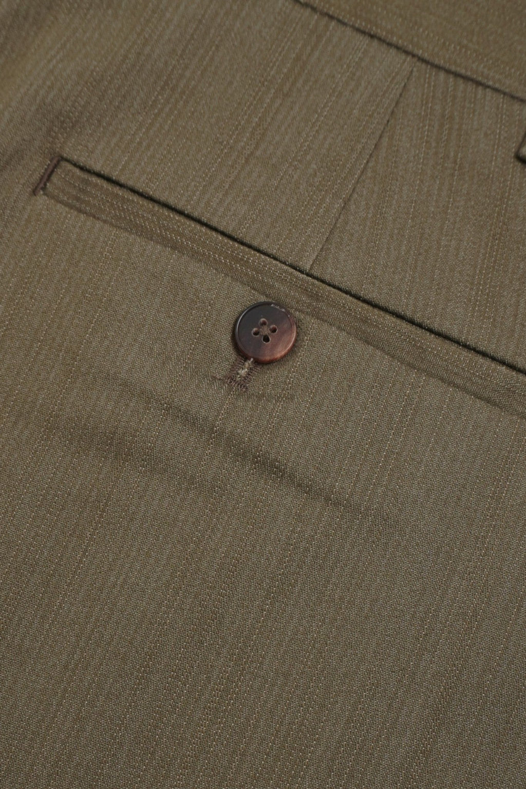 001B Wide Dress Pants - Dark Olive - MEG.S