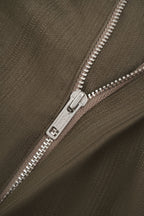 001B Wide Dress Pants - Dark Olive - MEG.S