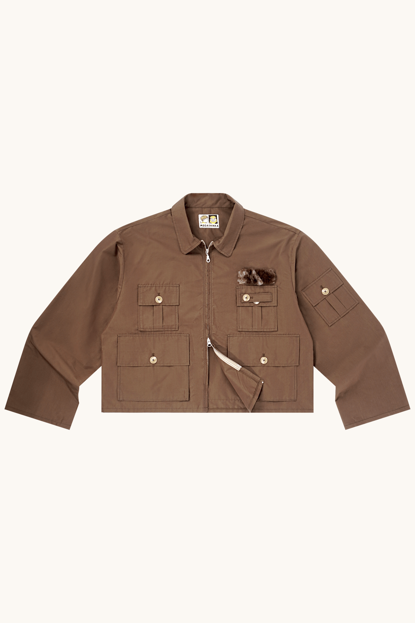 002 Fishing Jacket - Bark - MEG.S
