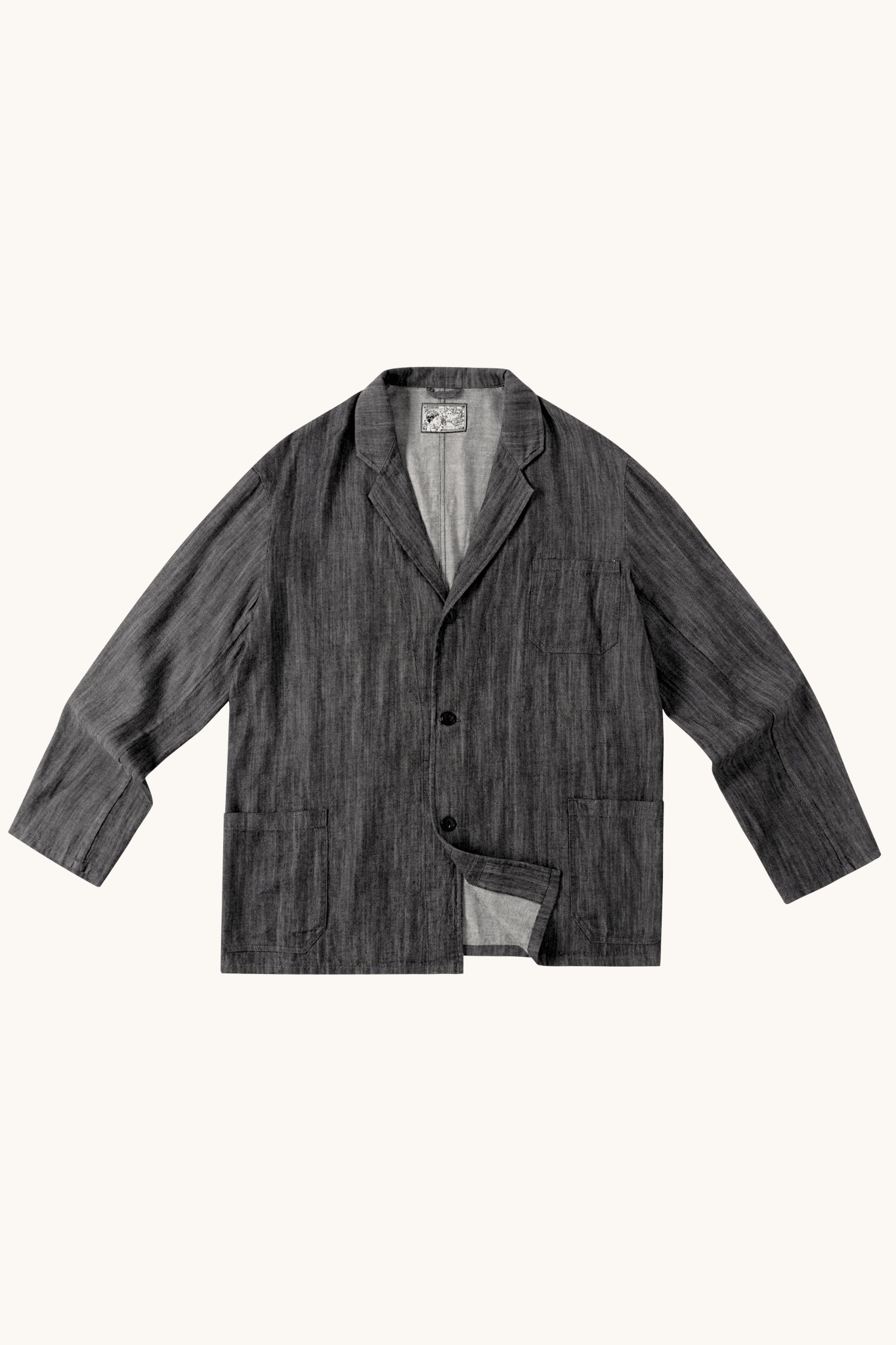 003 Worker Blazer - Grey - MEG.S