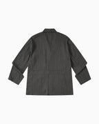 003A Worker Blazer - Charcoal - MEG.S