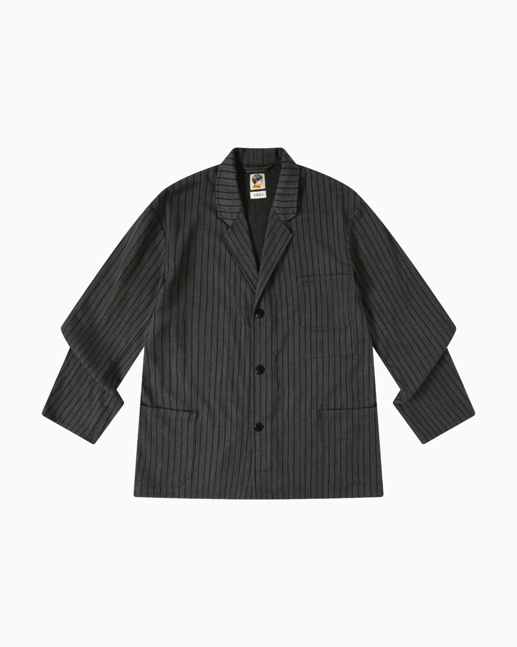 003A Worker Blazer - Charcoal - MEG.S