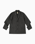 003A Worker Blazer - Charcoal - MEG.S