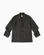 003A Worker Blazer - Charcoal - MEG.S