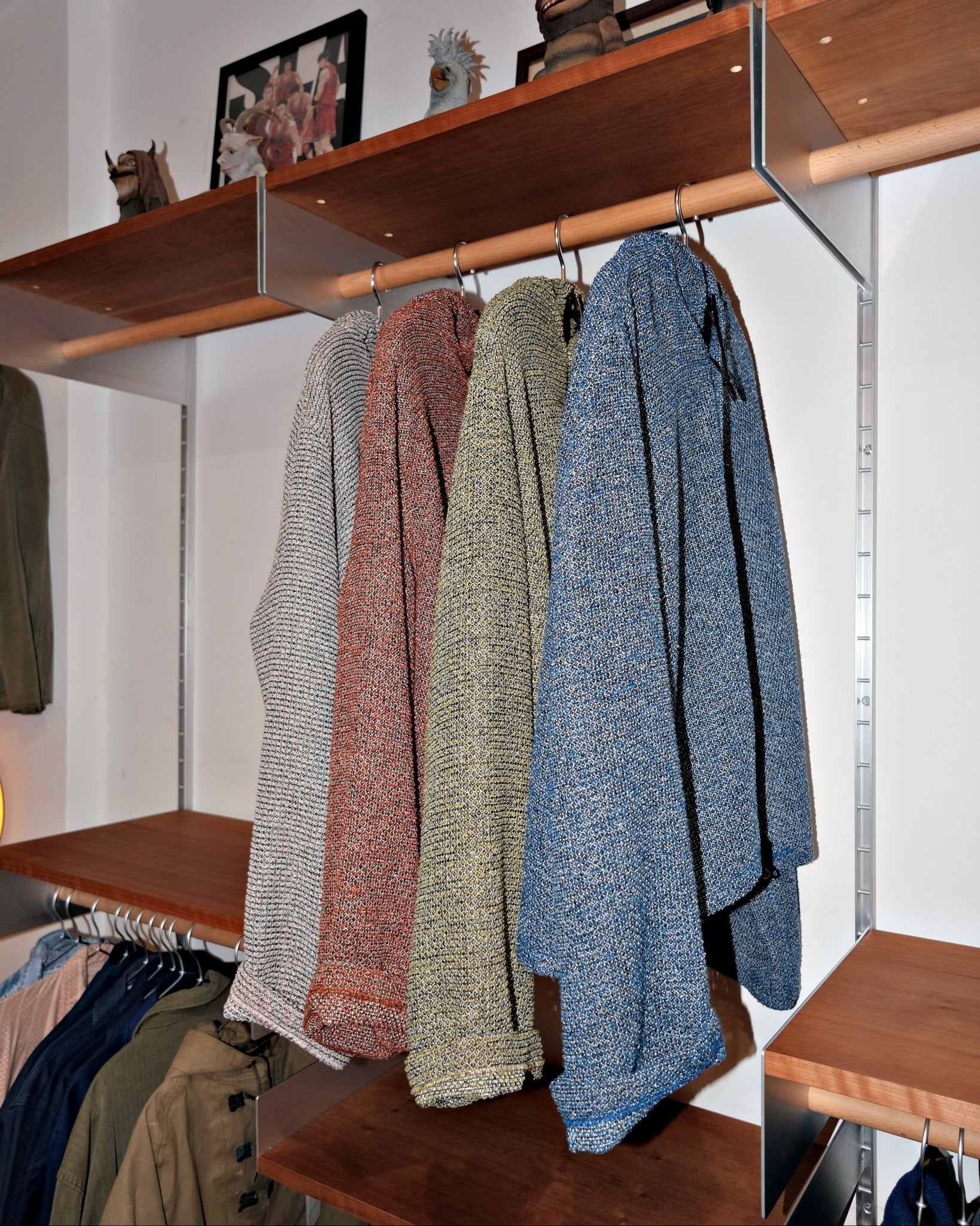 004 Net Jacket - Blue - MEG.S