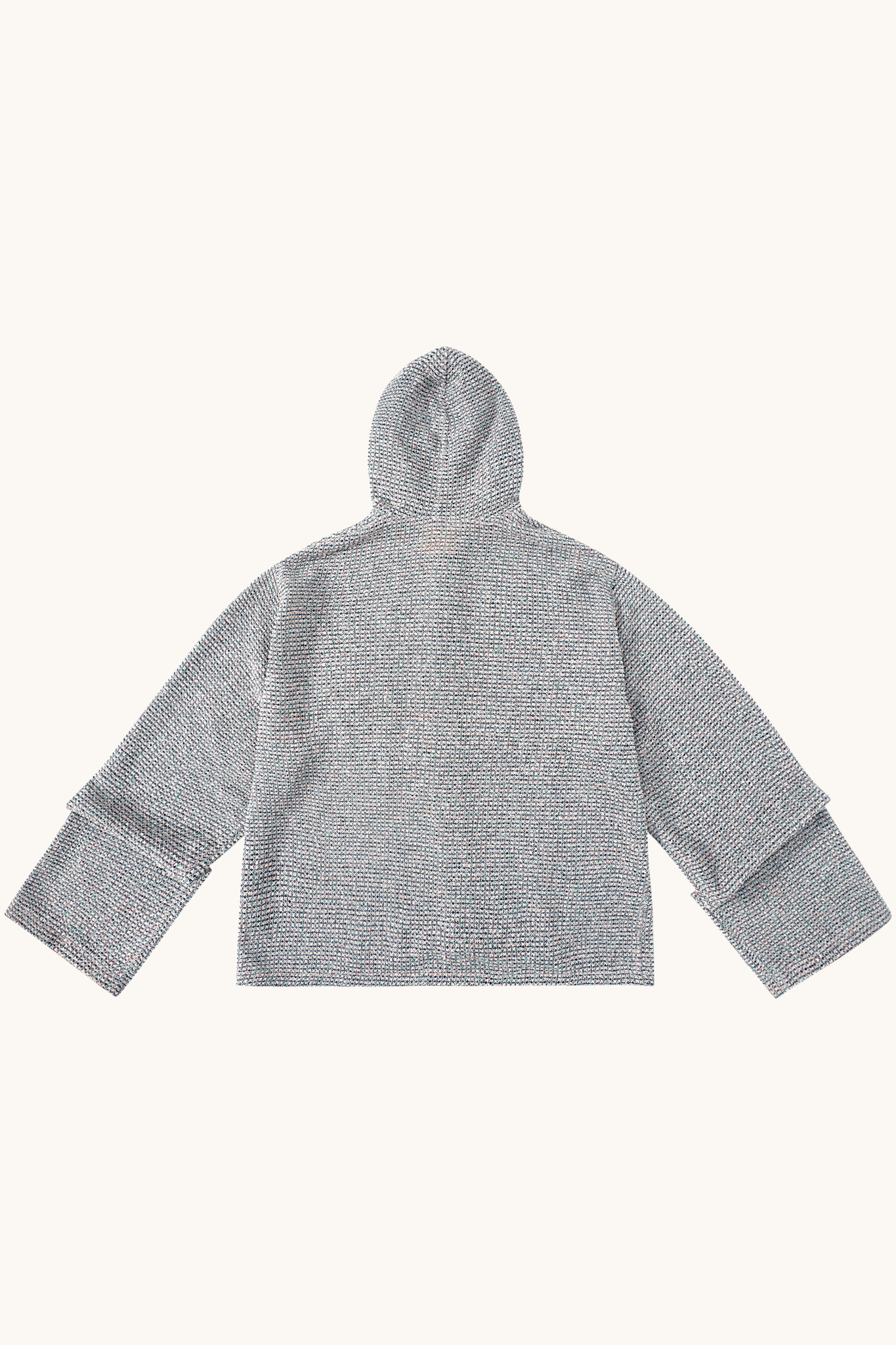 004 Net Jacket - Pale Pink & Sage - MEG.S