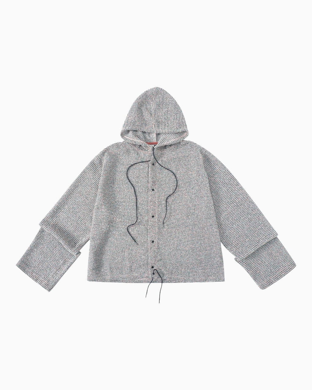 004 Net Jacket - Pale Pink & Sage - MEG.S