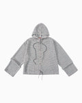 004 Net Jacket - Pale Pink & Sage - MEG.S