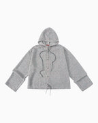 004 Net Jacket - Pale Pink & Sage - MEG.S