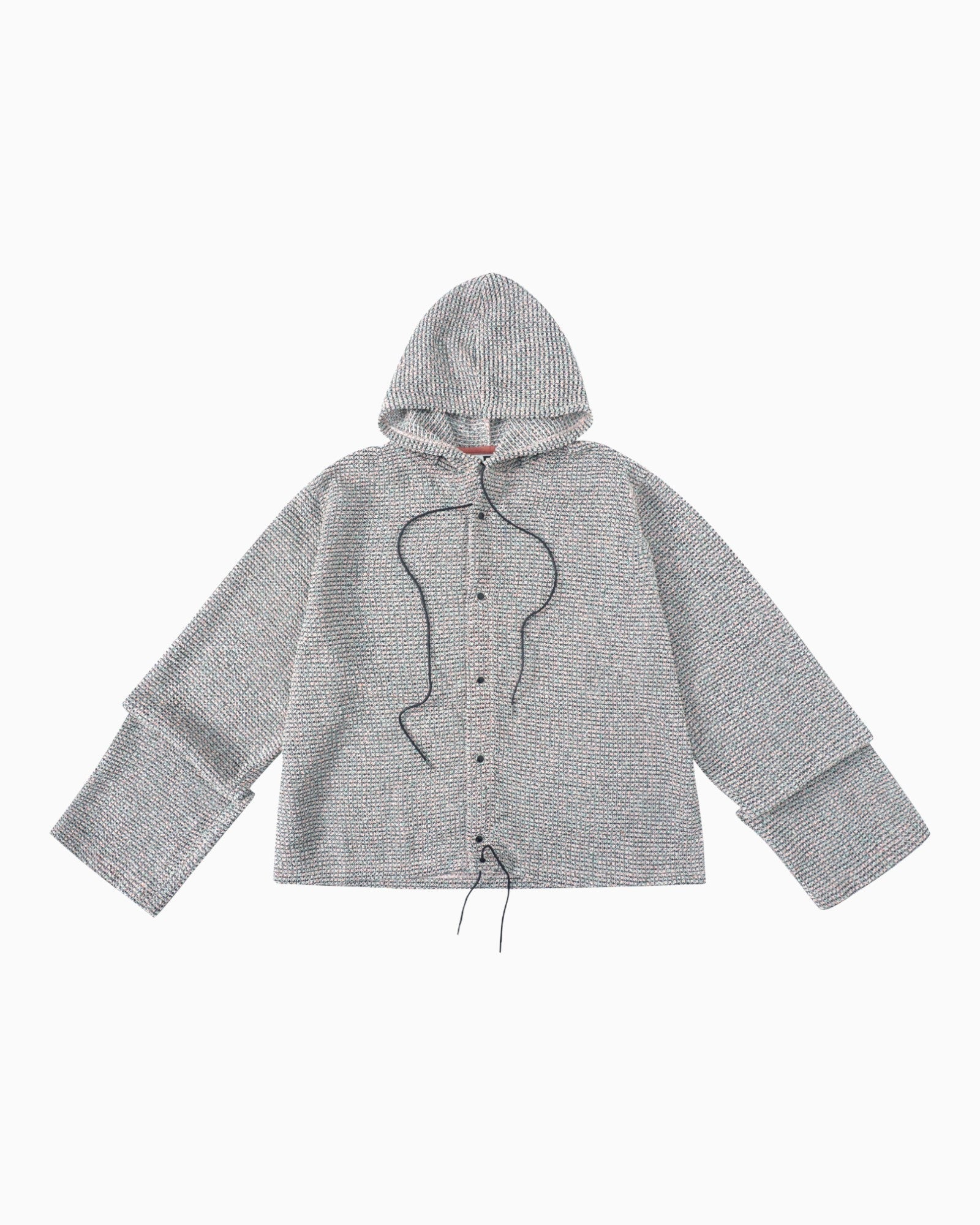004 Net Jacket - Pale Pink & Sage - MEG.S