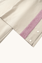 005 Track Chino Pants - Ivory & Purple - MEG.S