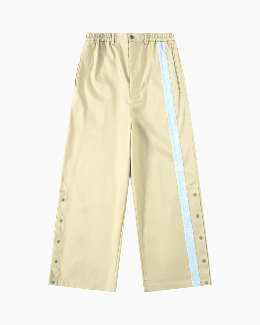 005 Track Chino Pants - Olive Buff & Blue - MEG.S