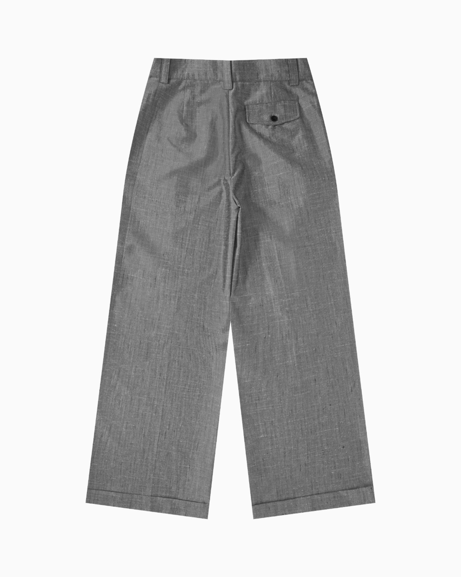 007 Pleated Chino - Grey - MEG.S