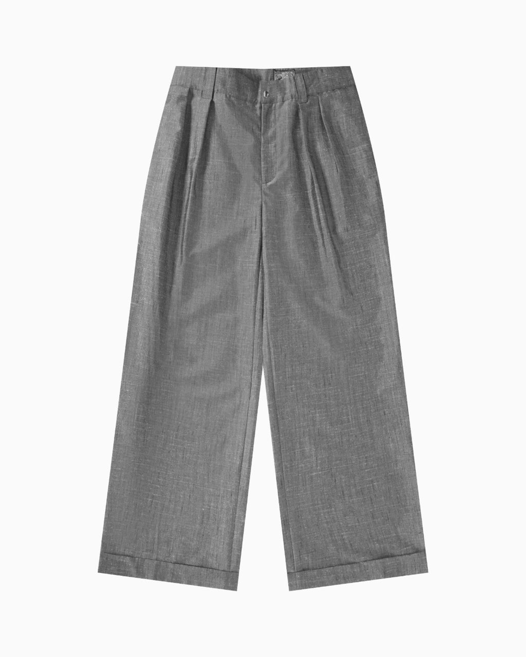 007 Pleated Chino - Grey - MEG.S