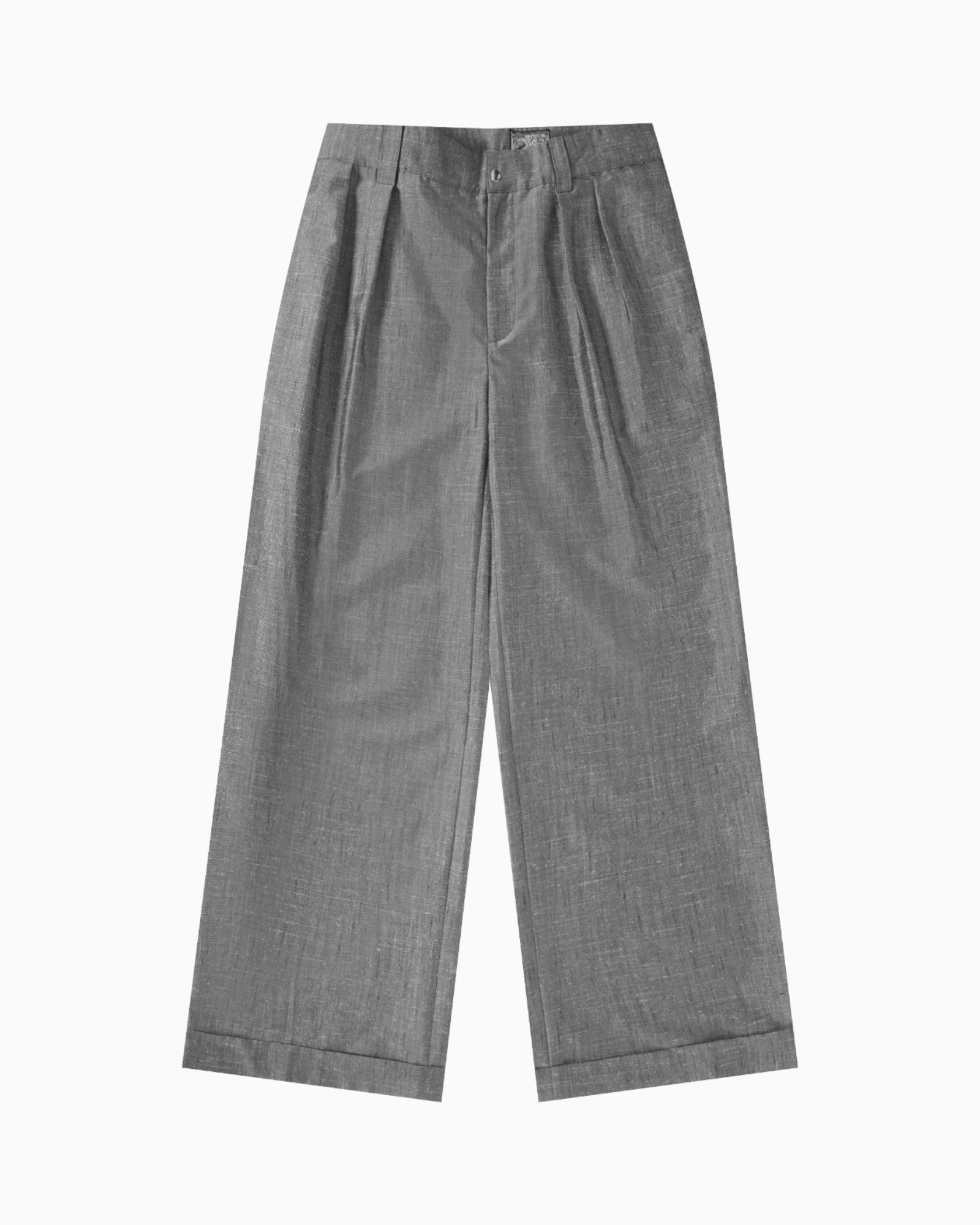 007 Pleated Chino - Grey - MEG.S