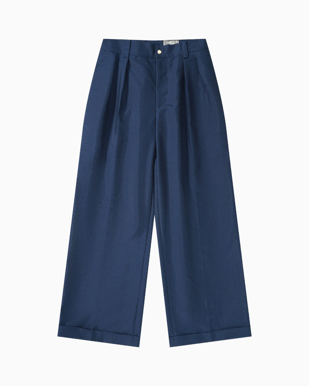 007 Pleated Chino - Navy - MEG.S