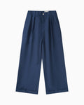 007 Pleated Chino - Navy - MEG.S
