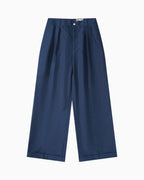 007 Pleated Chino - Navy - MEG.S