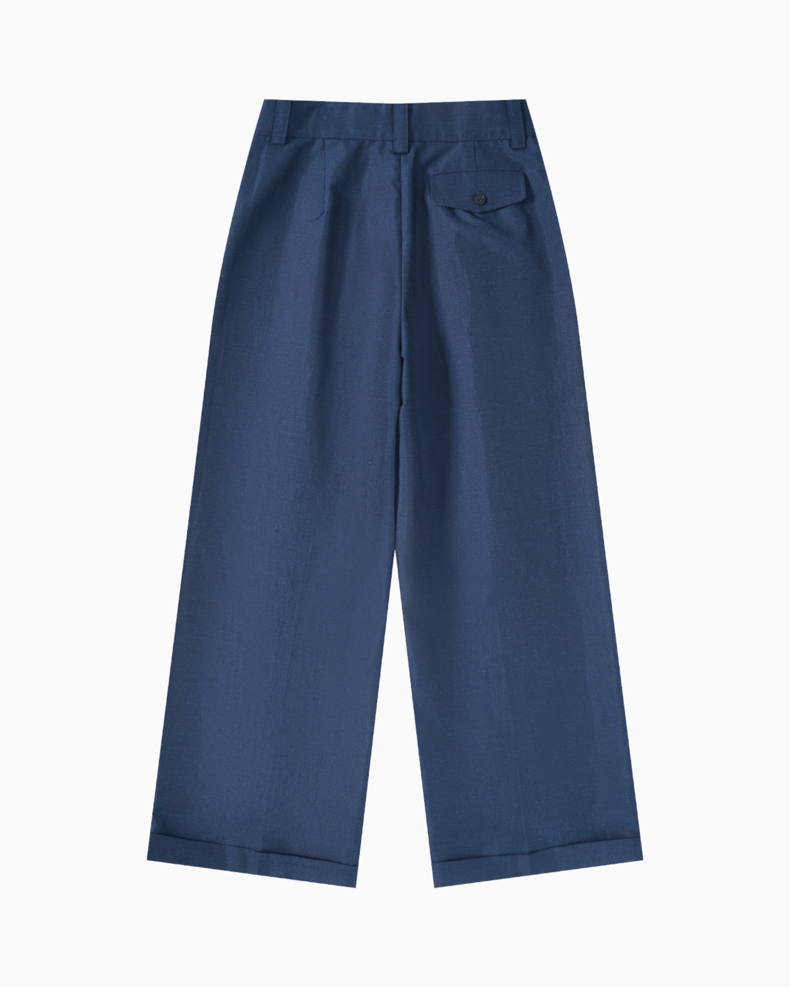 007 Pleated Chino - Navy - MEG.S