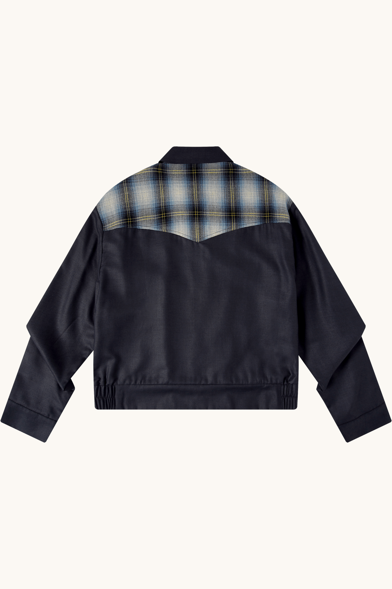008 Ricky Jacket - Shadow Plaid Navy - MEG.S
