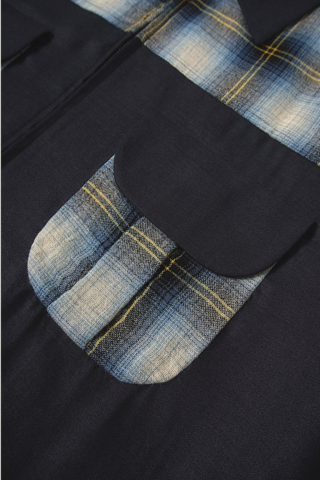 008 Ricky Jacket - Shadow Plaid Navy - MEG.S