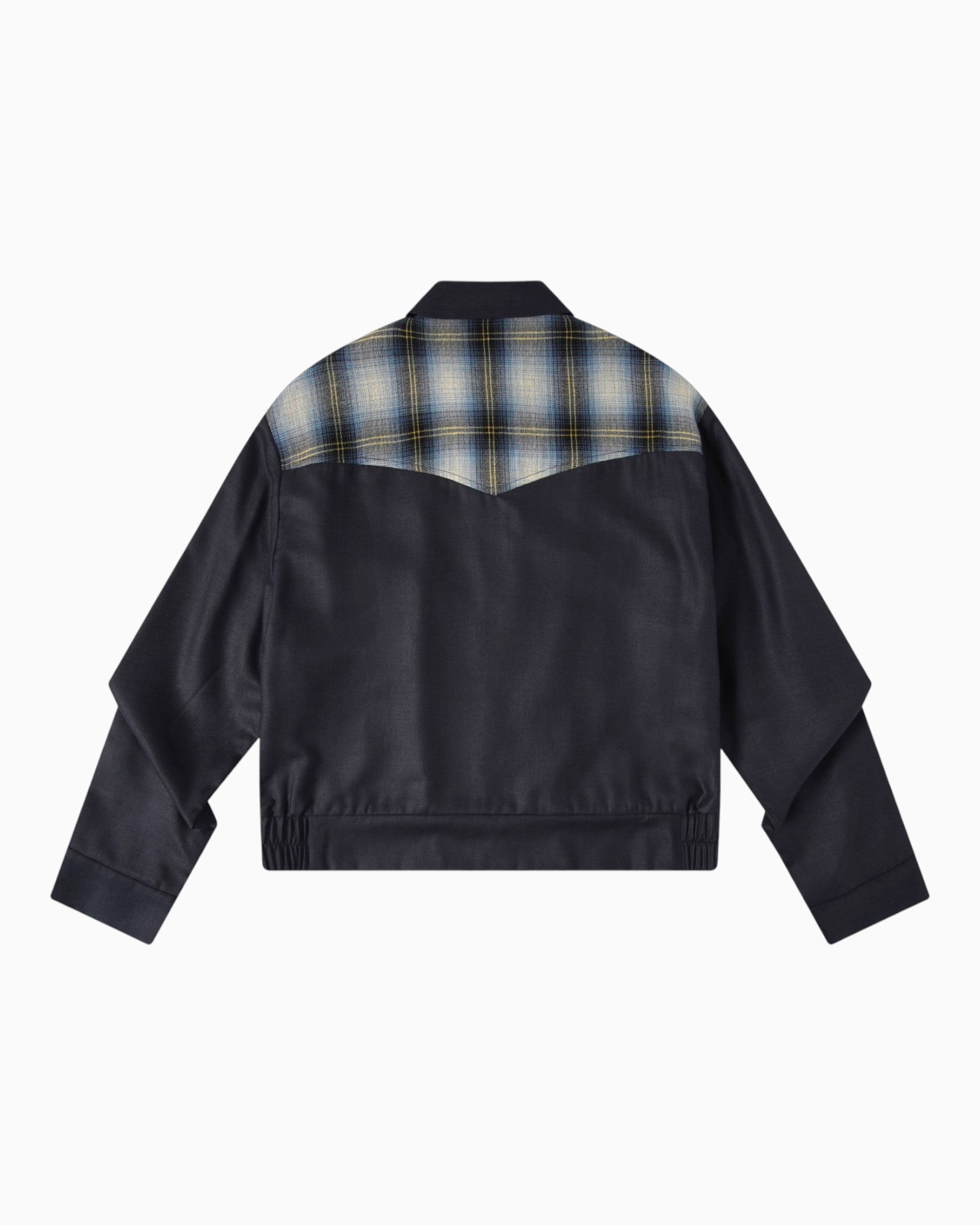 008 Ricky Jacket - Shadow Plaid Navy - MEG.S