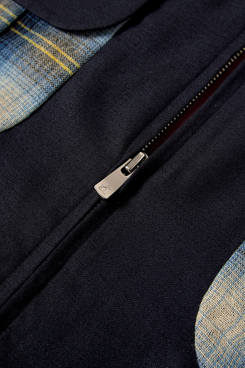 008 Ricky Jacket - Shadow Plaid Navy - MEG.S