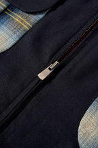 008 Ricky Jacket - Shadow Plaid Navy - MEG.S