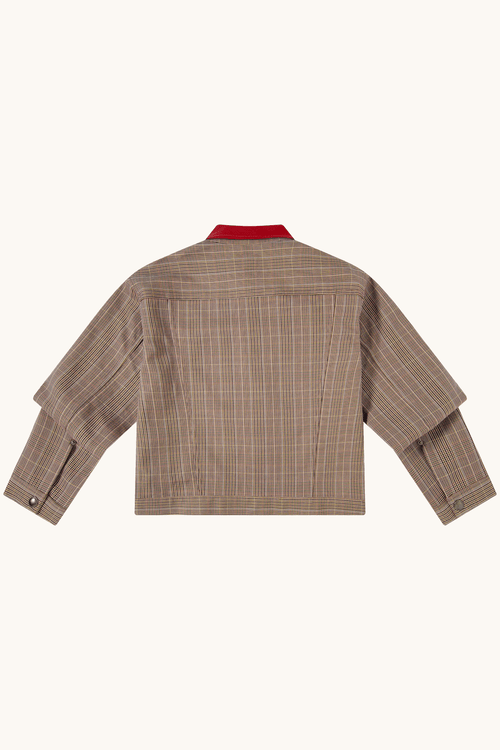011 Two Pocket Jacket - Red - MEG.S