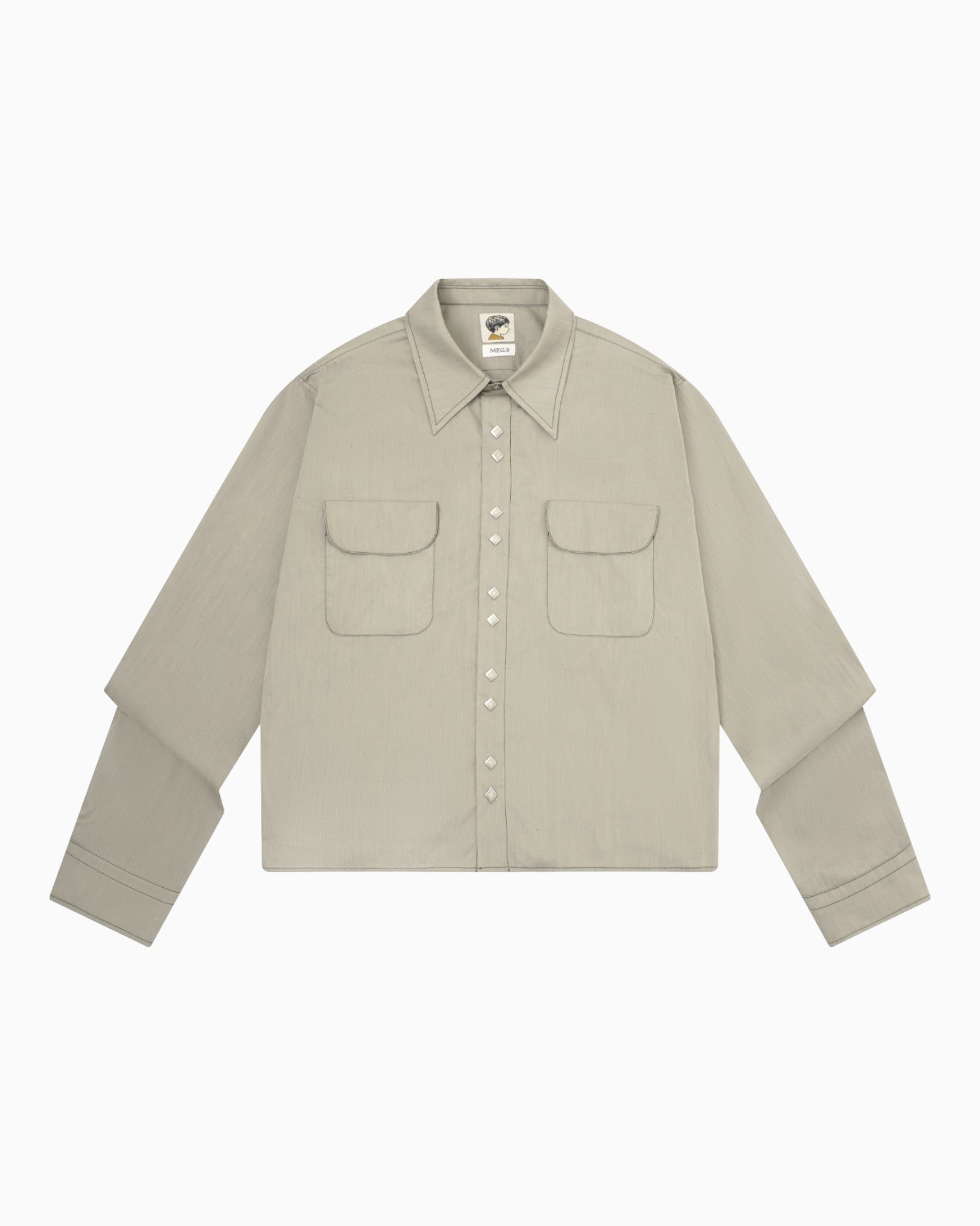 013 Western Shirt - Jadeite - MEG.S