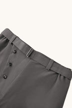 014 Belt Shorts - Grey - MEG.S
