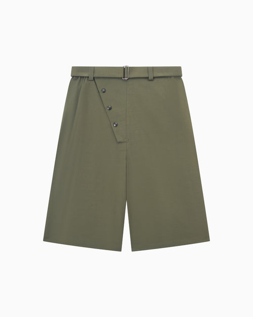 014A Belt Shorts - Army Green - MEG.S
