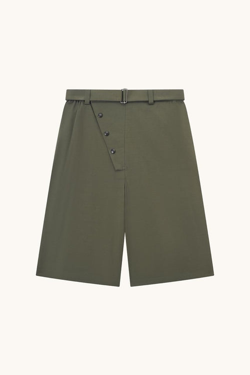 014A Belt Shorts - Army Green - MEG.S