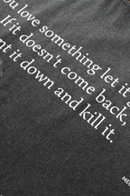 015 Message Tee - Faded Black - MEG.S