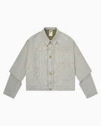 016 Single Pocket Jacket - Green - MEG.S
