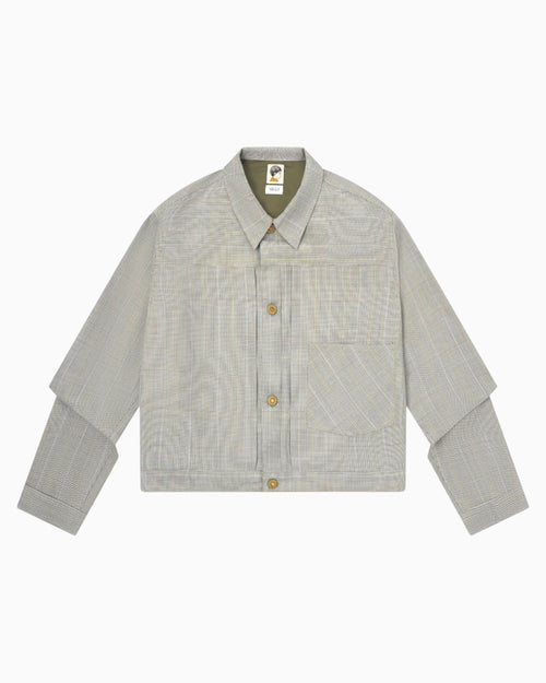 016 Single Pocket Jacket - Green - MEG.S