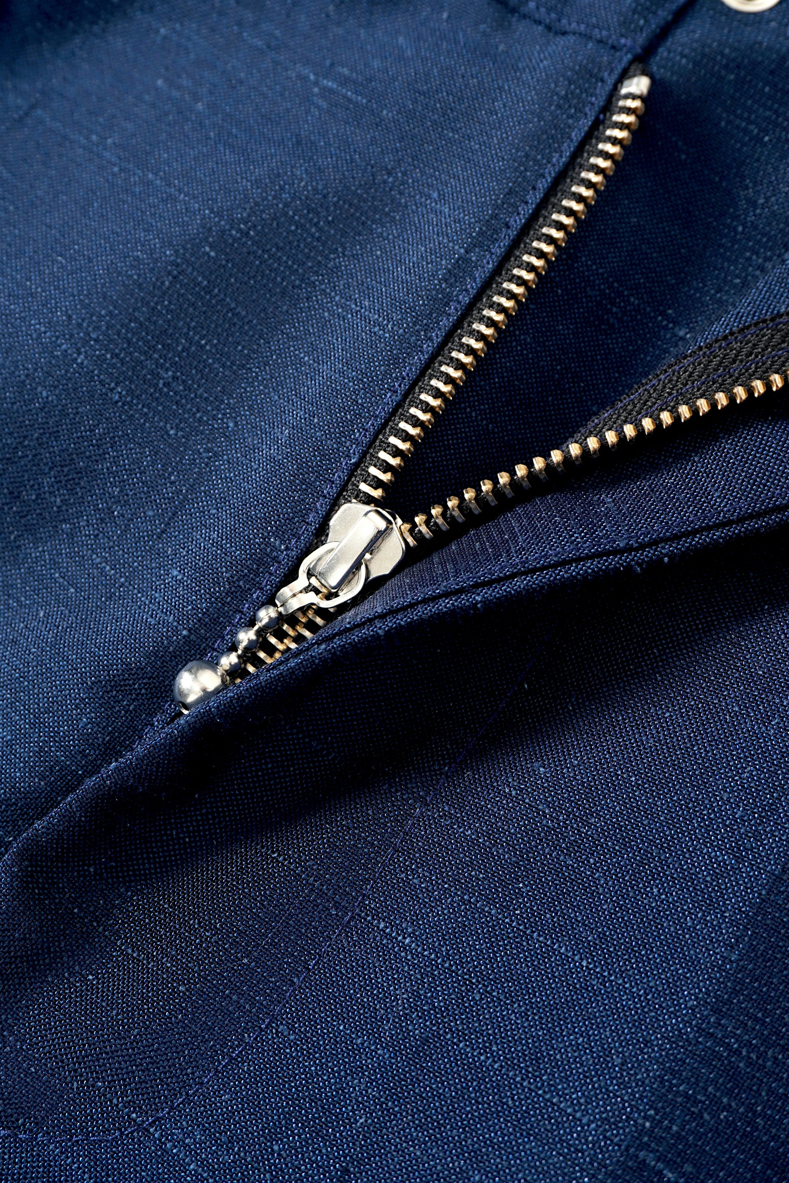 007 Pleated Chino - Navy