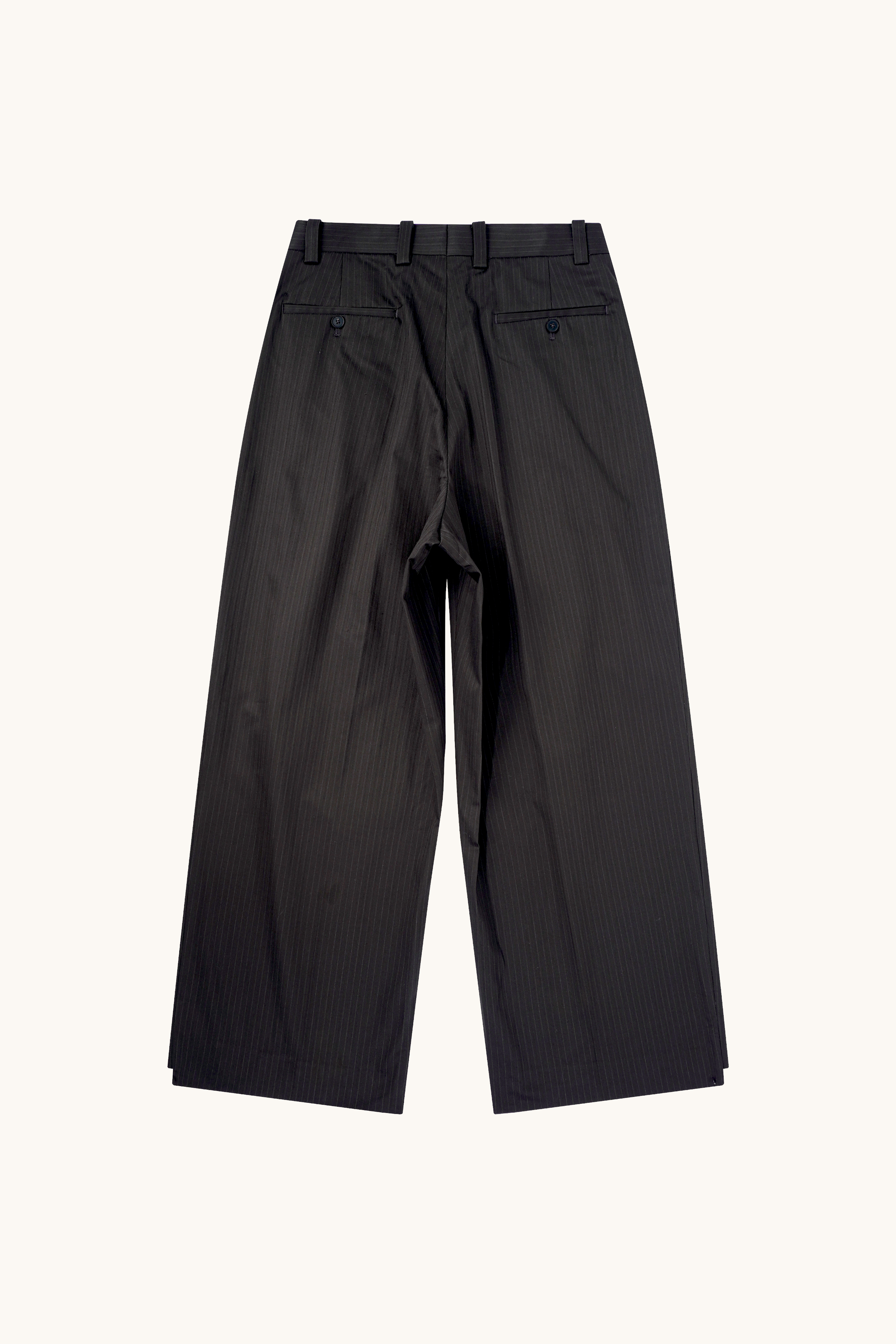 001 Wide Dress Pants - Black