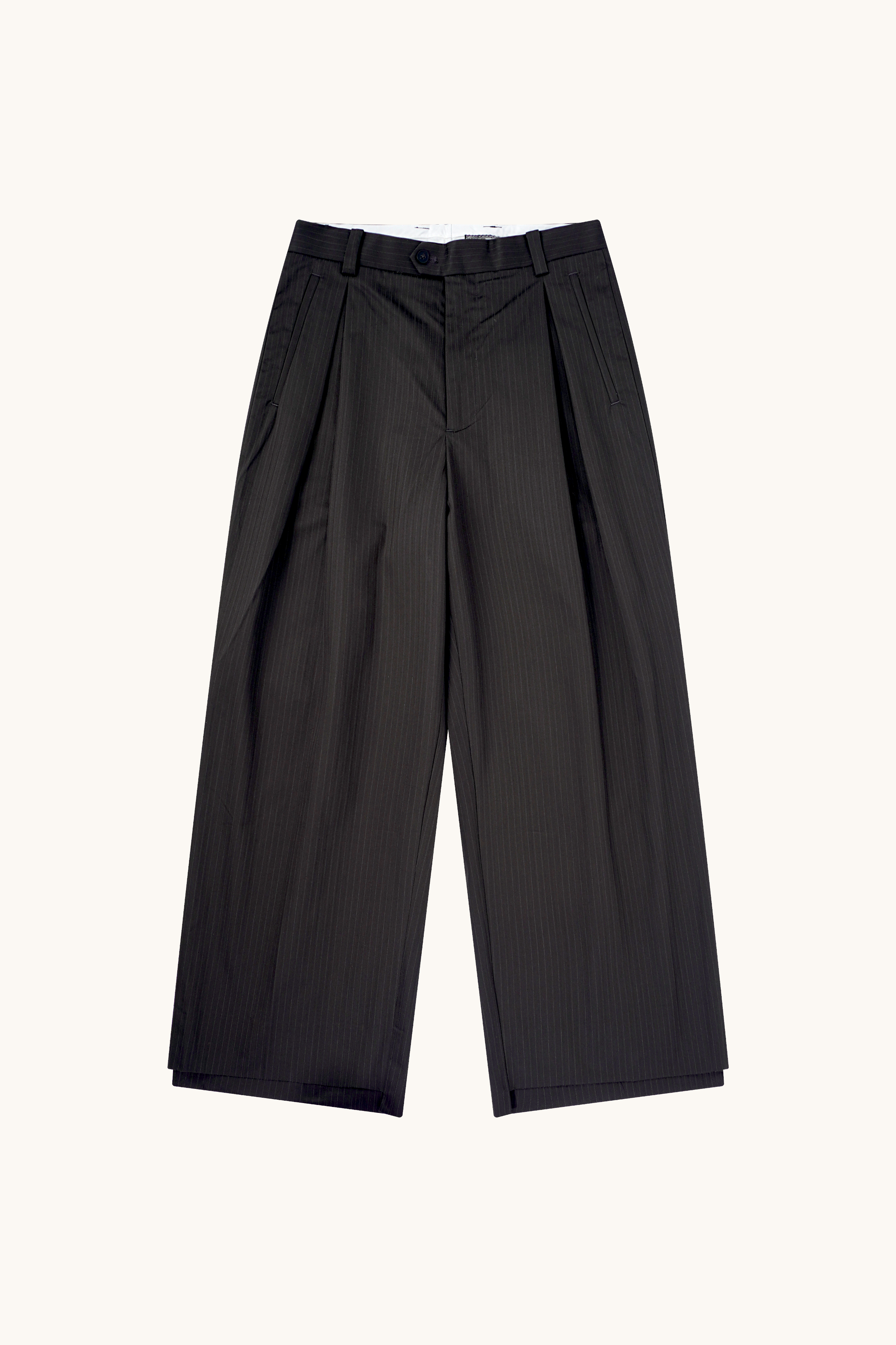 001 Wide Dress Pants - Black