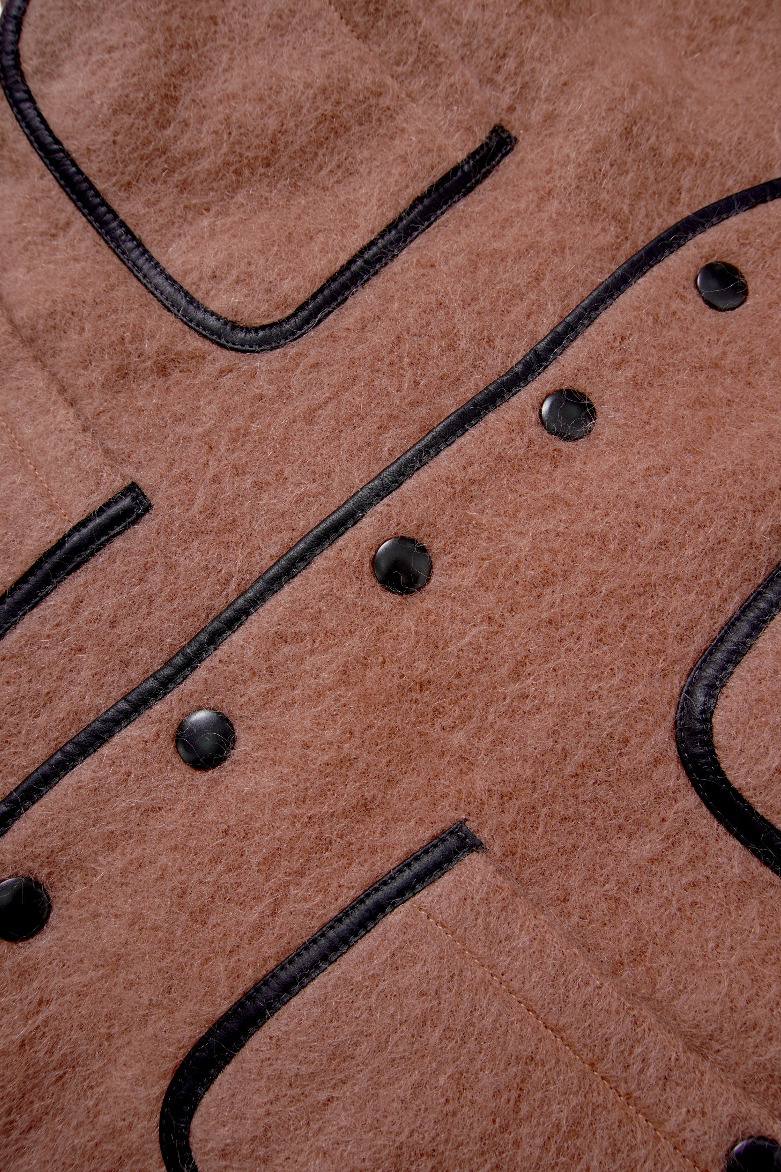 010 Vest Jacket  - Pink & Grey