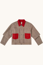 011 Two Pocket Jacket - Red