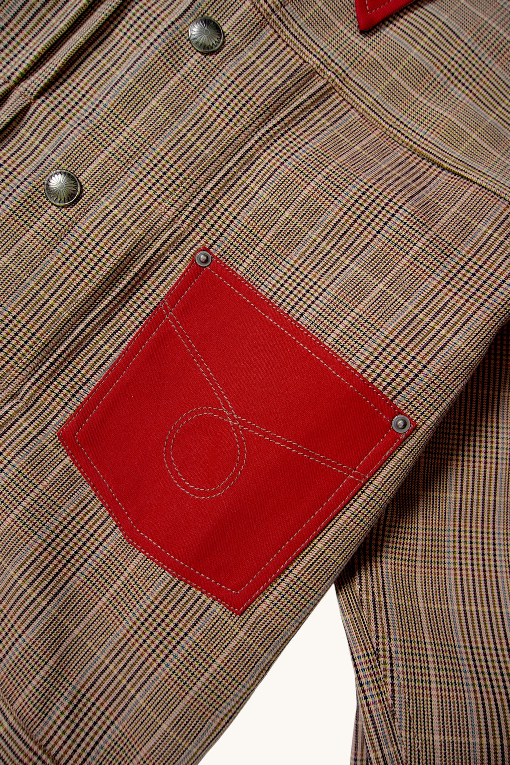 011 Two Pocket Jacket - Red