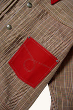 011 Two Pocket Jacket - Red