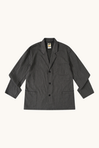 003A Worker Blazer - Charcoal
