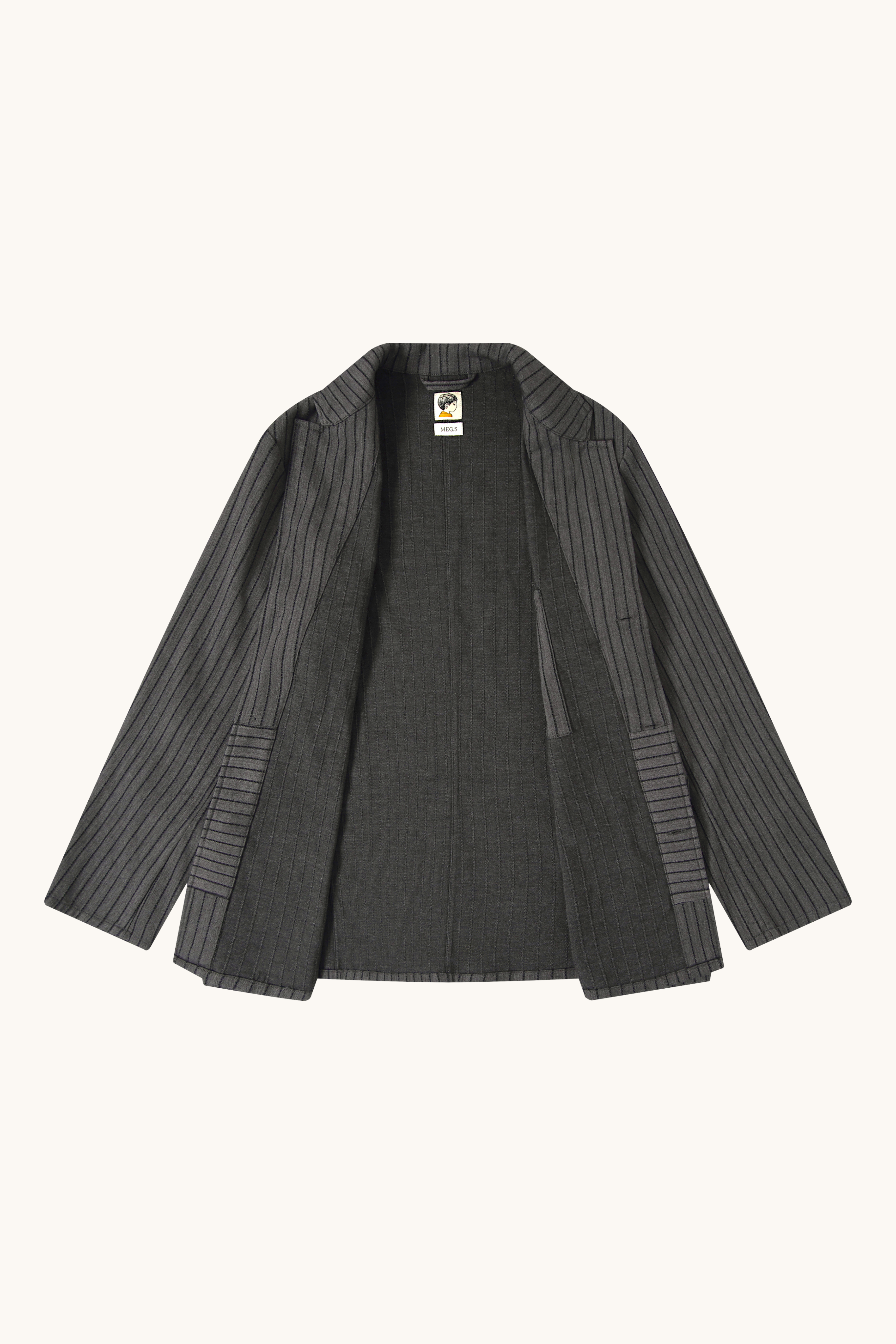 003A Worker Blazer - Charcoal