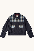 008 Ricky Jacket - Shadow Plaid Navy