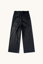 001A Wide Dress Pants - Shiny Black